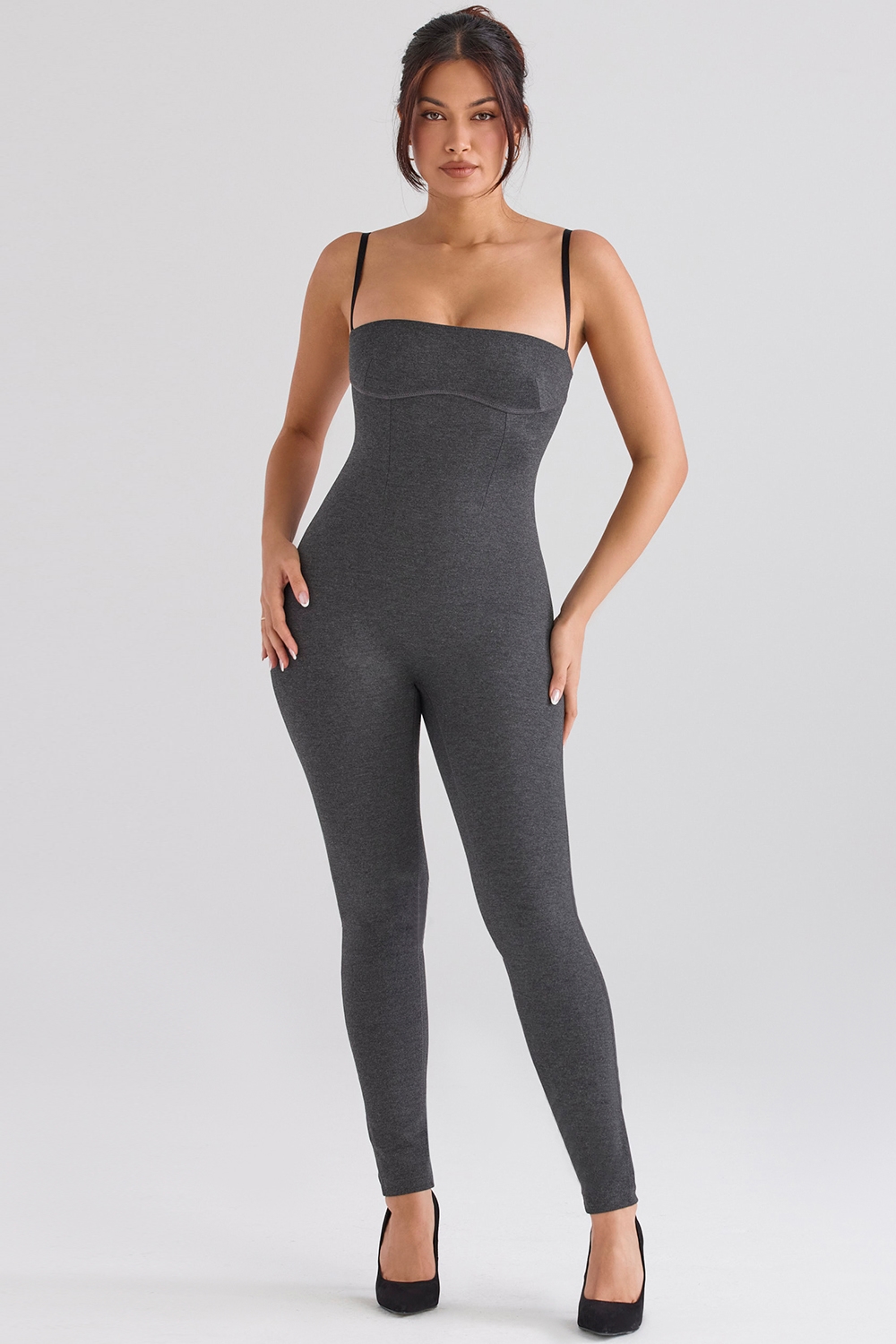 Luisa  Charcoal Loungewear Jumpsuit — image 2
