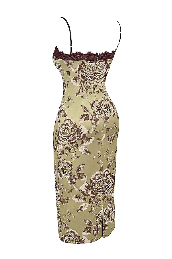 Cassia  Floral Print Midi Dress — image 15