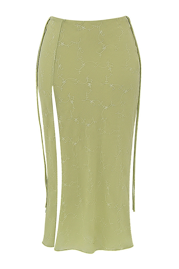 Mistress Rocks Pear Embroidered High Split Skirt - SALE — image 9