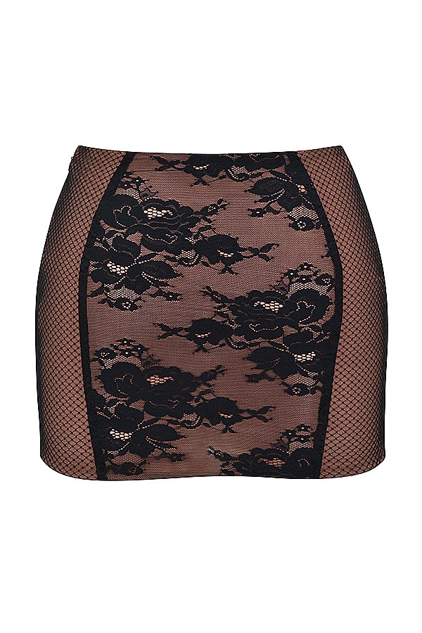 Mistress Rocks Black Lace Mini Skirt - SALE — image 13