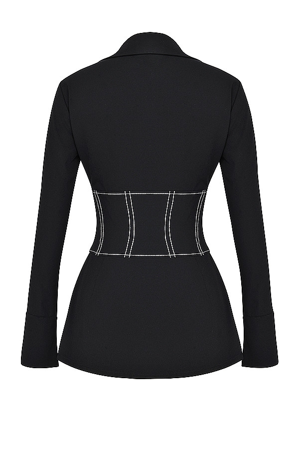 Mistress Rocks Black Corset Shirt - SALE — image 11