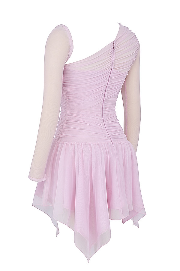 Mistress Rocks Mallow Layered Asymmetric Dress - SALE — image 14