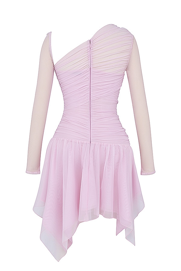 Mistress Rocks Mallow Layered Asymmetric Dress - SALE — image 15