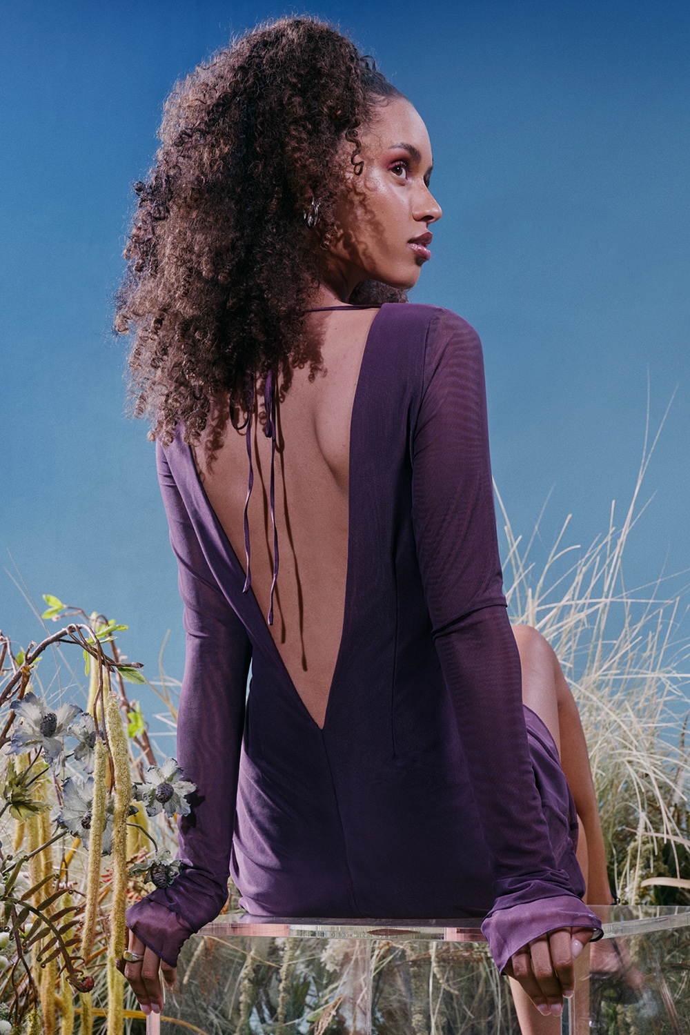 Mistress Rocks Shadow Open Back Mini Dress - SALE — image 2