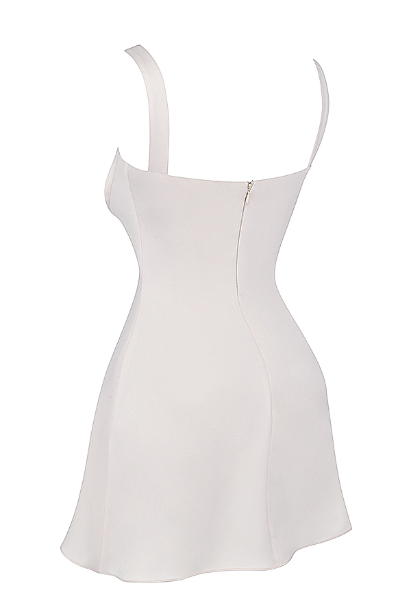 Kara  Vintage Cream Mini Dress — image 15