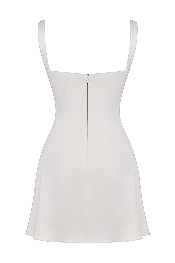 Kara  Vintage Cream Mini Dress — image 16
