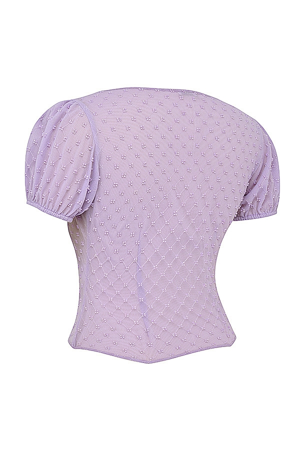 Mistress Rocks Lavender Beaded Top - SALE — image 13