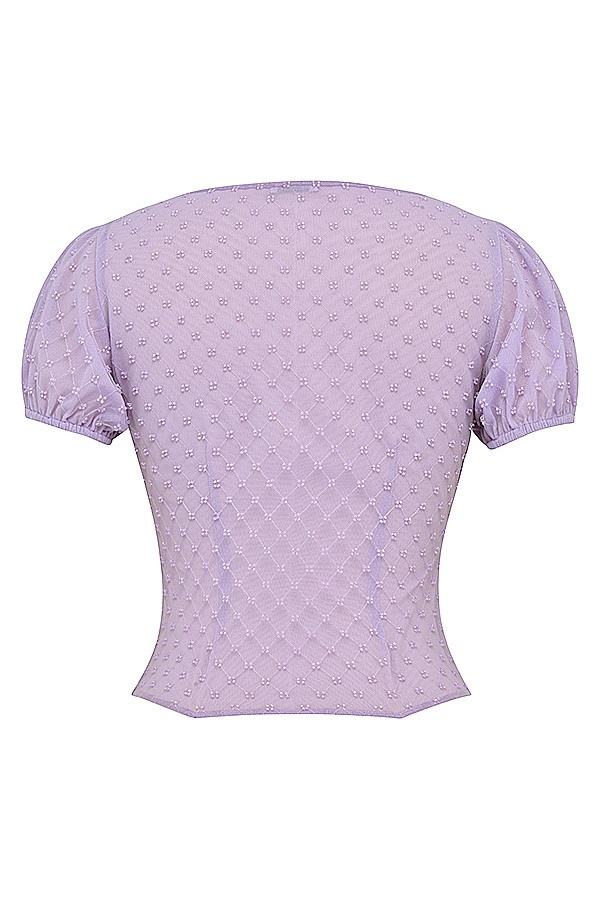 Mistress Rocks Lavender Beaded Top - SALE — image 14
