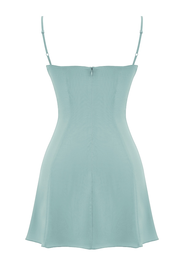 Christiana  Light Jade Mini Dress — image 14