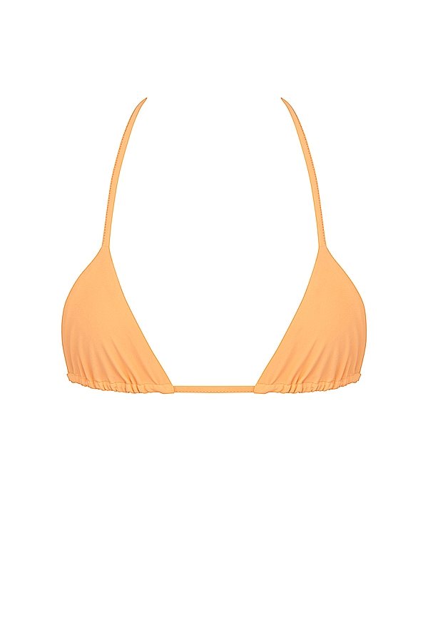 Tropez  Light Orange Halter Neck Bikini Top — image 12