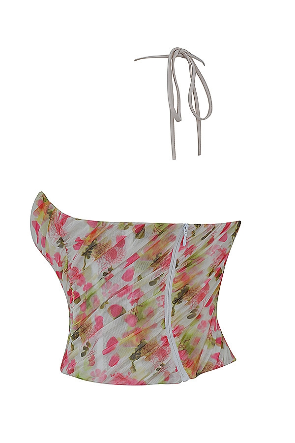 Mistress Rocks Floral Print Halter Corset - SALE — image 9