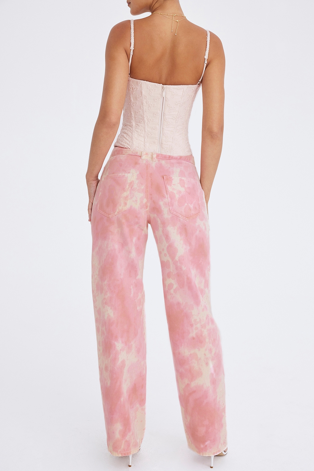 Mistress Rocks Coral Ombre Baggy Jeans - SALE — image 8