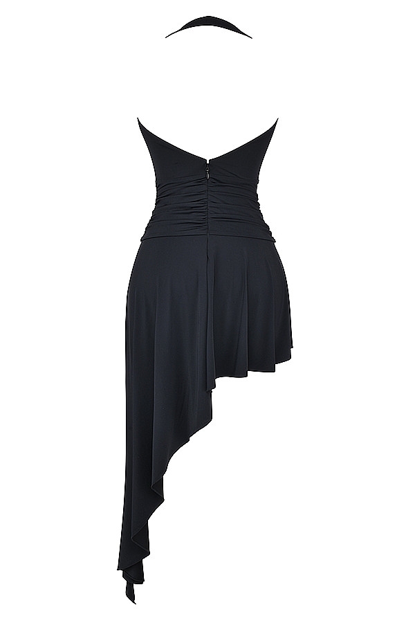 Mistress Rocks Black Plunge Asymmetric Dress - SALE — image 15