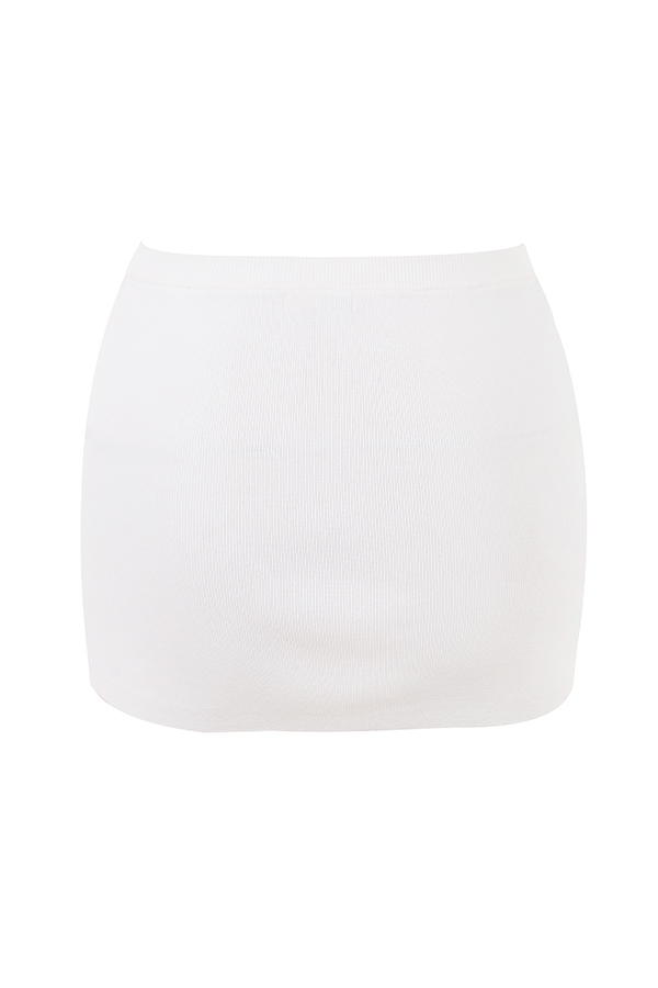 Mariella  White Knit Mini Skirt — image 14