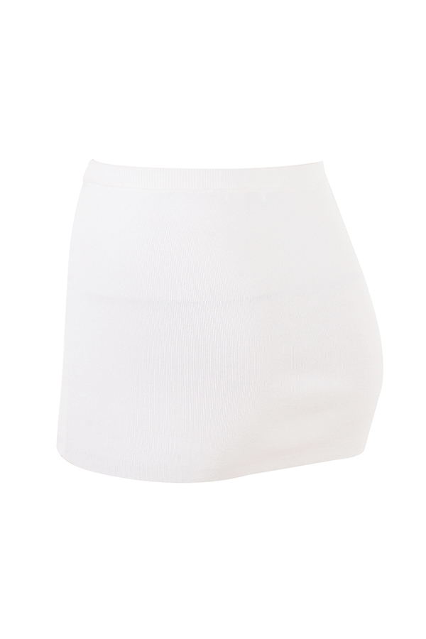 Mariella  White Knit Mini Skirt — image 13