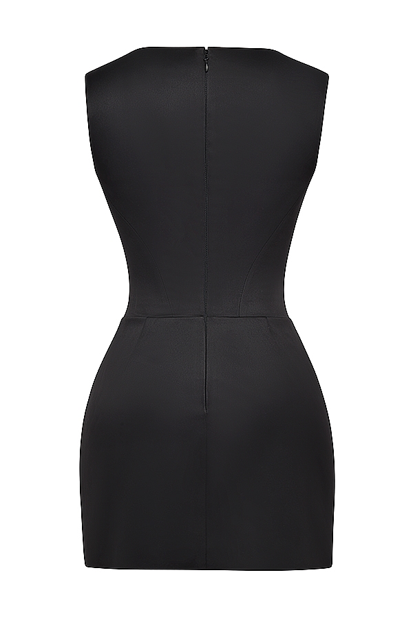 Enya  Black Corset Mini Dress — image 14