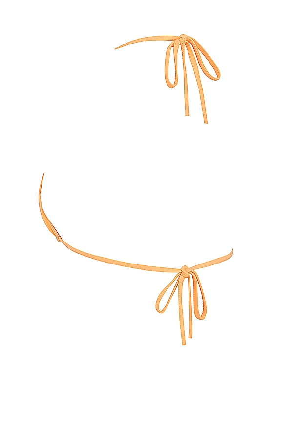 Tropez  Light Orange Halter Neck Bikini Top — image 13