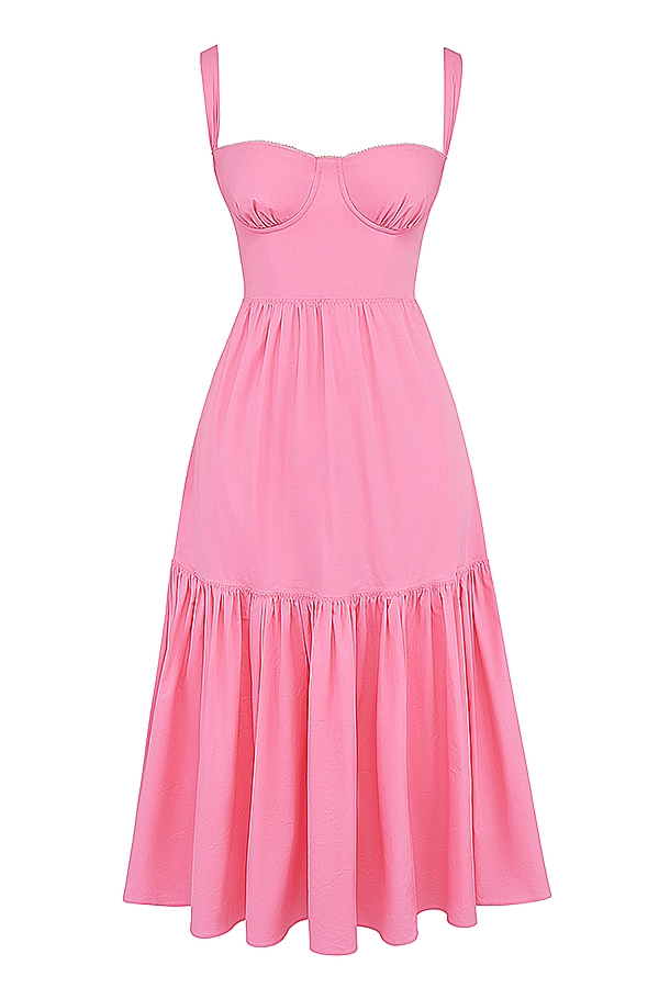 Elia  French Pink Midi Sundress — image 14