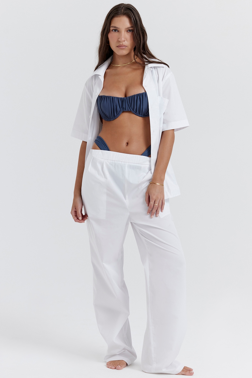 Maiko  White Oversized Shirt — image 3