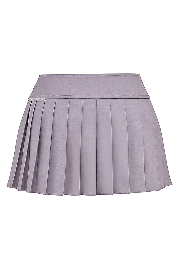Mistress Rocks Smoke Pleated Mini Skirt - SALE — image 13