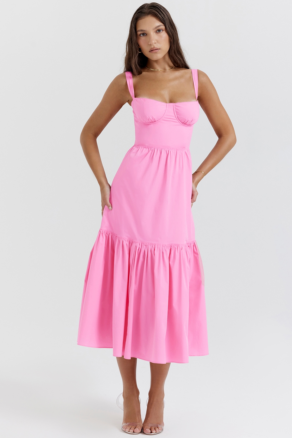 Elia  French Pink Midi Sundress — image 1