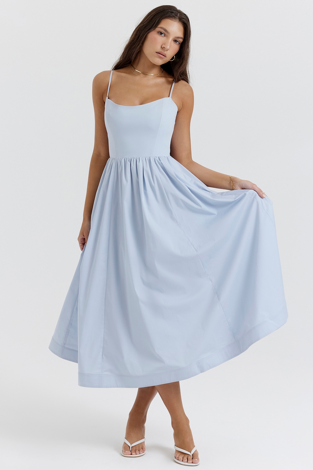 Lolita  Soft Blue Corset Sundress — image 5