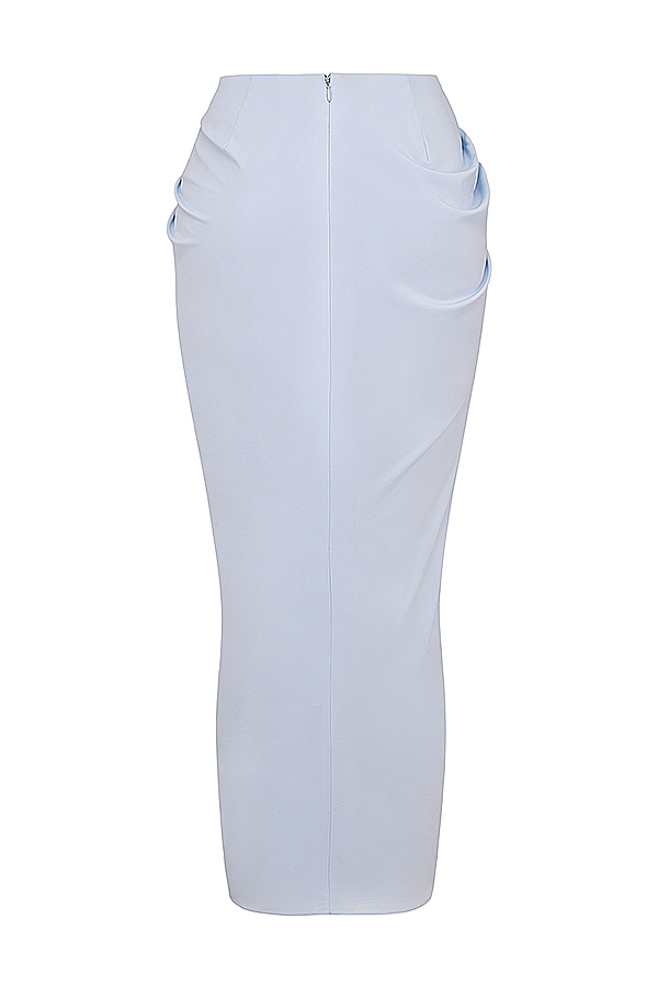 Vesper  Soft Blue Maxi Skirt — image 15