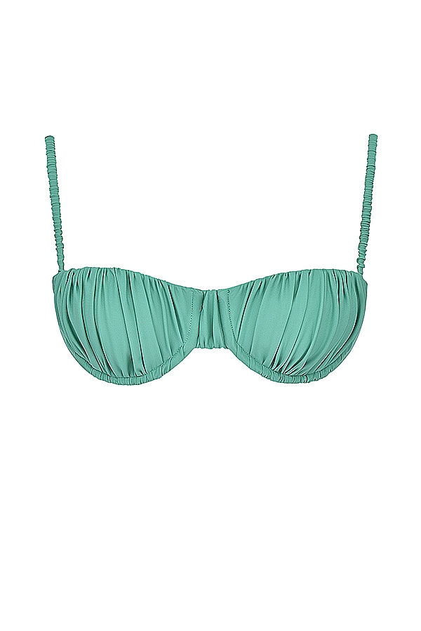 Cassis  Eucalyptus Ruched Bikini Top — image 12