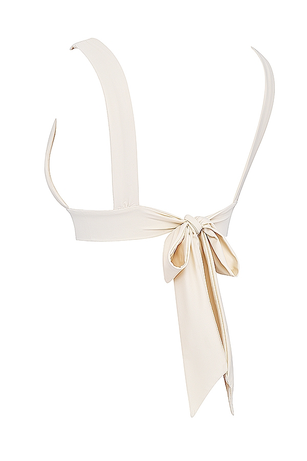 Seychelles  Vanilla Tie Back Bikini Top — image 13
