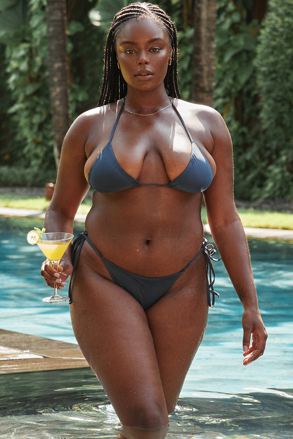 Tropez  Deep Blue Halter Neck Bikini Top — image 10