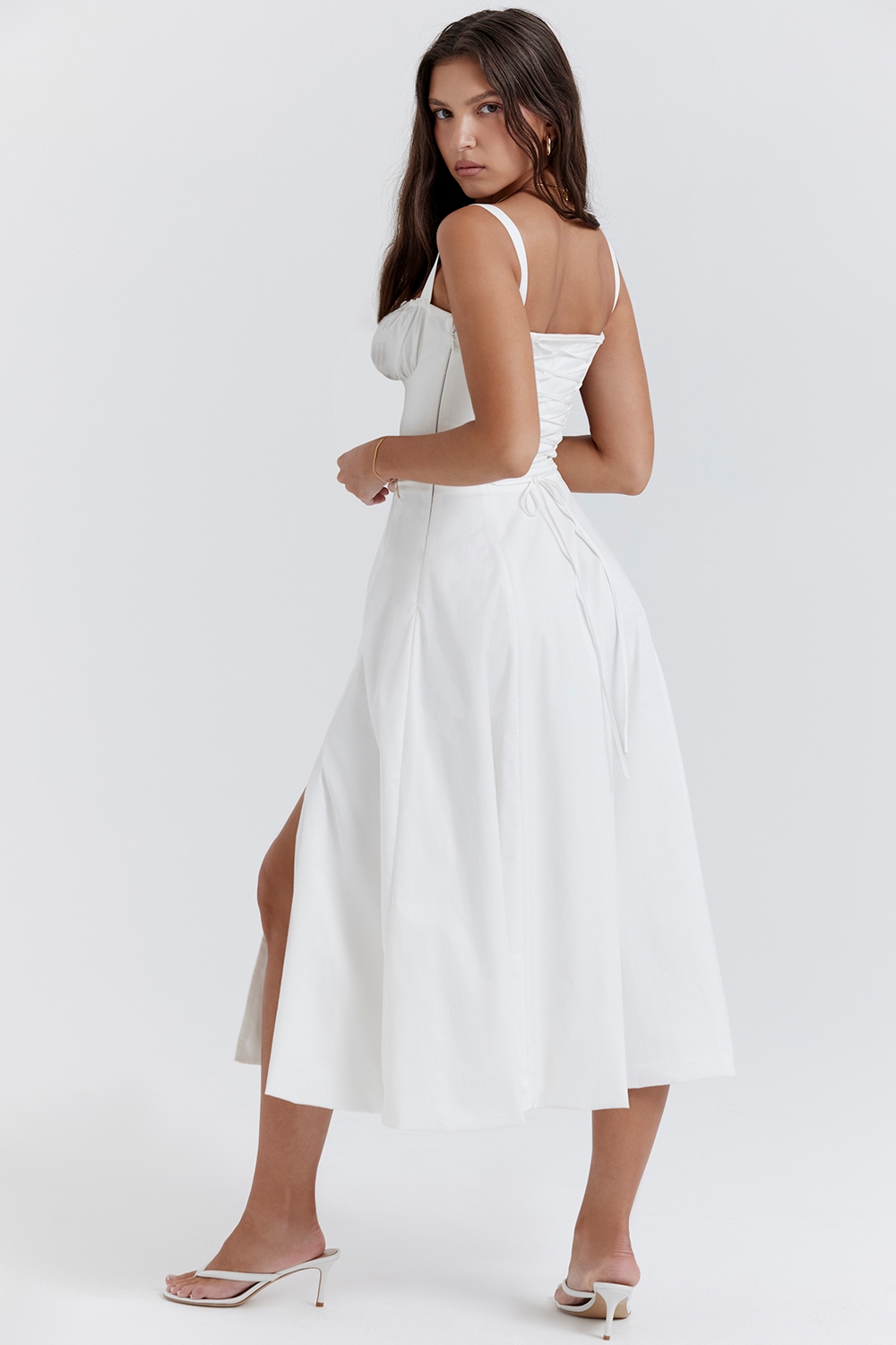 Carmen  White Bustier Sundress — image 10