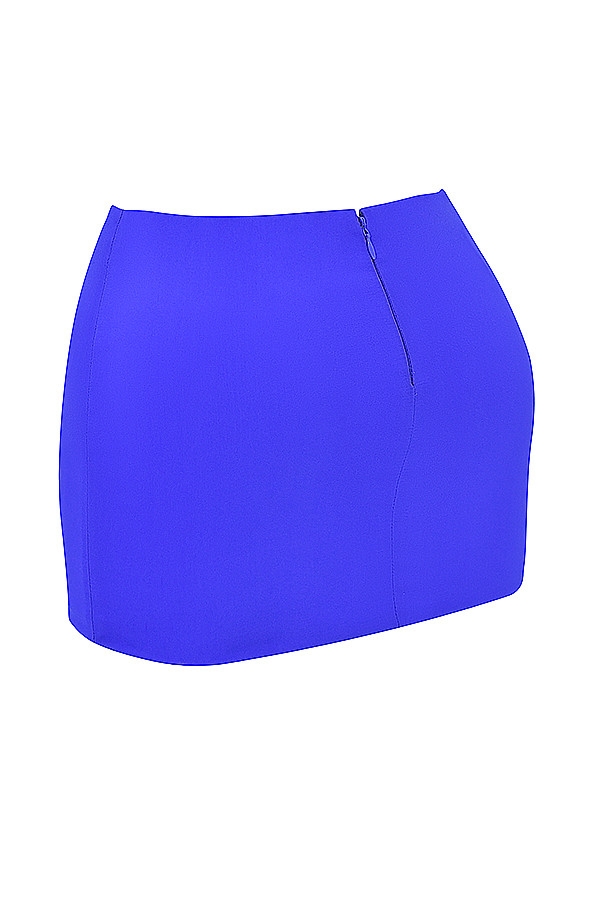 Mistress Rocks Cobalt Satin Mini Skirt - SALE — image 14