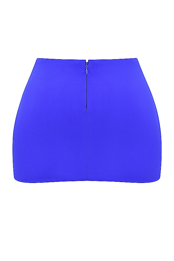 Mistress Rocks Cobalt Satin Mini Skirt - SALE — image 15