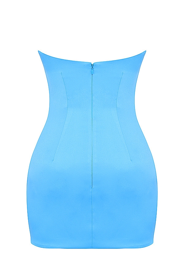 Mistress Rocks Aqua Strapless Mini Dress - SALE — image 15
