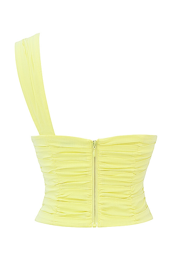 Mistress Rocks Limoncello One Shoulder Corset - SALE — image 10