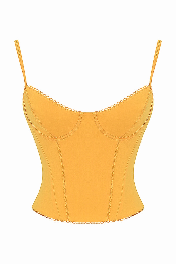 Mistress Rocks Tangerine Structured Corset - SALE — image 12