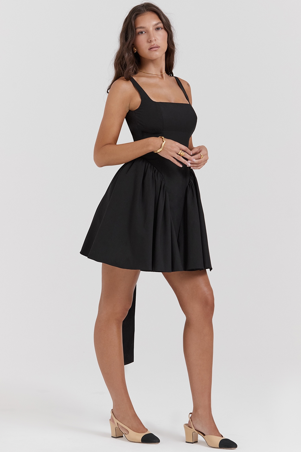Florianne  Black Bow Mini Dress — image 8