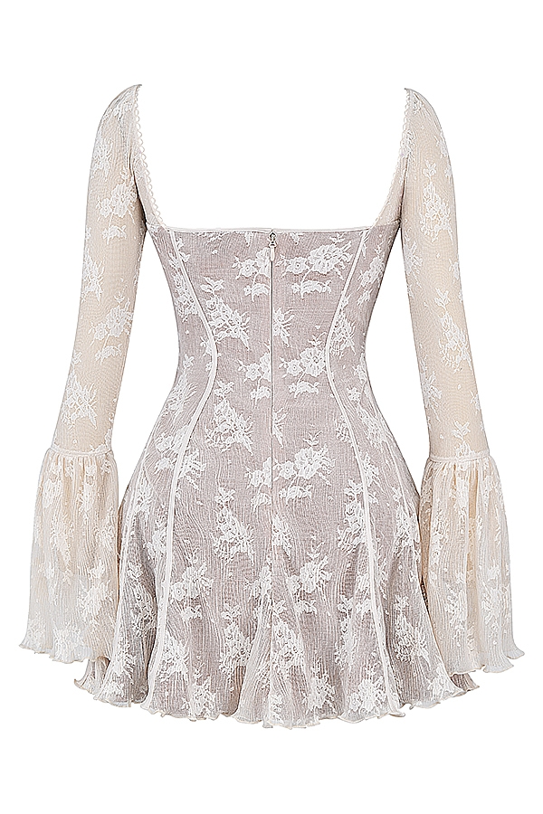 Analissa  Vintage Cream Lace Corset Dress — image 18