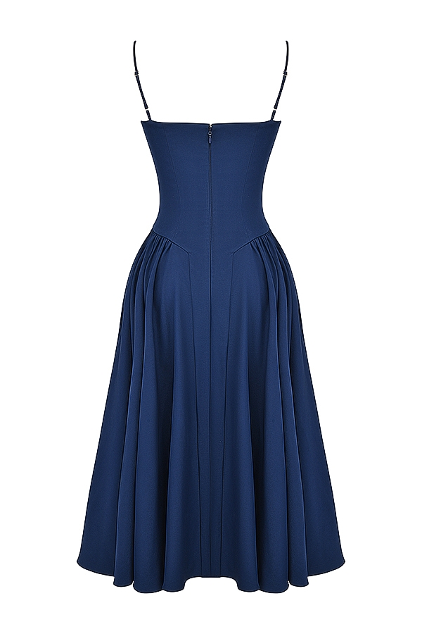 Samaria  French Navy Corset Sundress — image 16