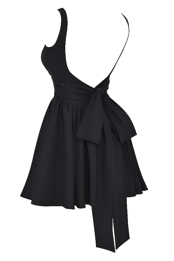 Florianne  Black Bow Mini Dress — image 18