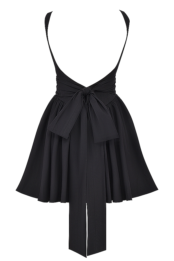 Florianne  Black Bow Mini Dress — image 19