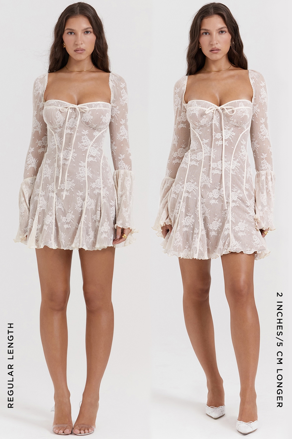 Analissa  Vintage Cream Lace Corset Dress — image 14
