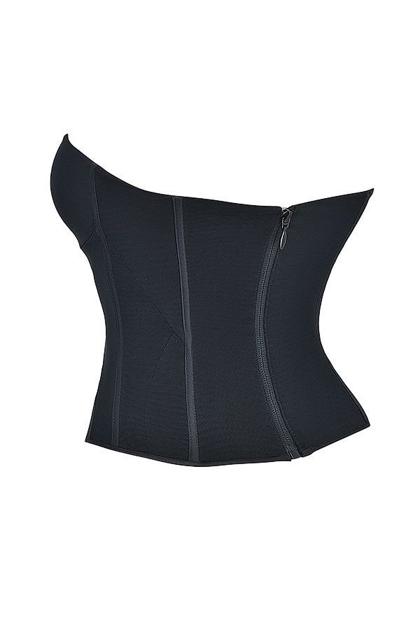 Mistress Rocks Black Mesh Strapless Corset - SALE — image 13