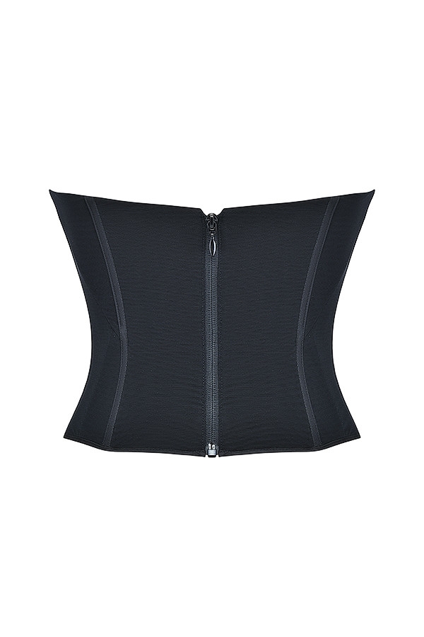 Mistress Rocks Black Mesh Strapless Corset - SALE — image 14