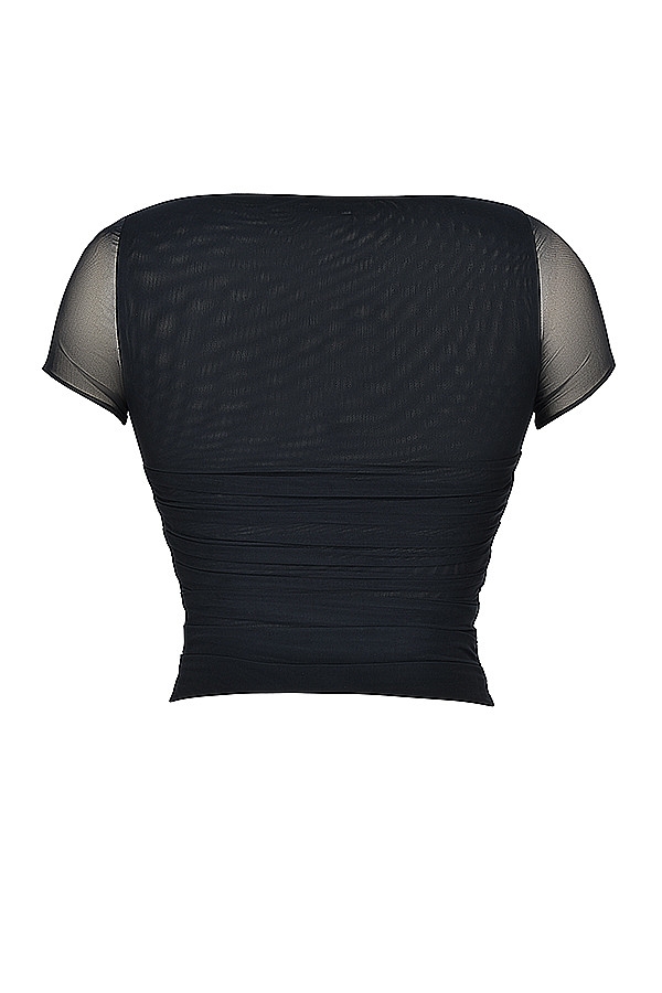 Mistress Rocks Black Ruffle Top - SALE — image 13
