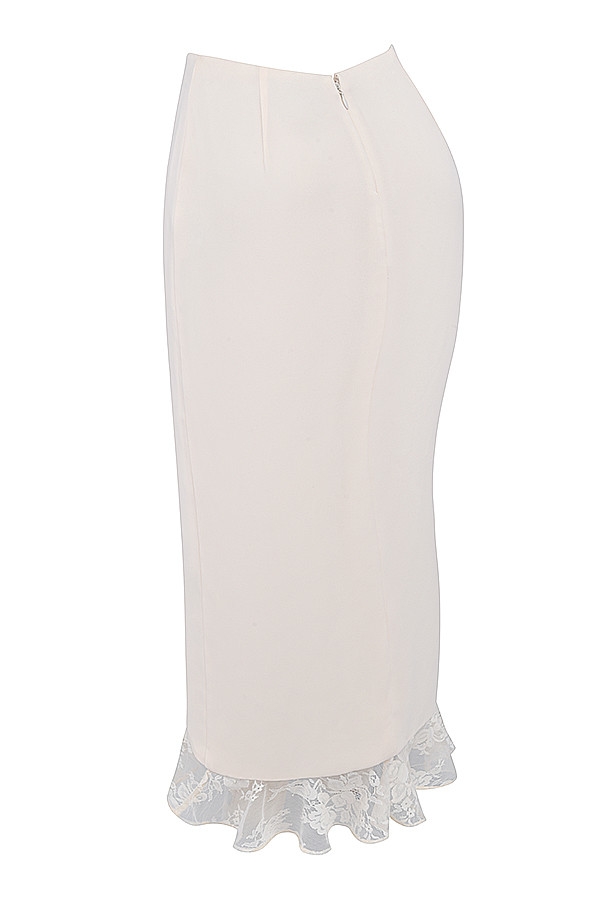 Mistress Rocks Vanilla Ruffle Maxi Skirt - SALE — image 13