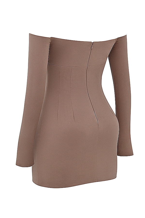 Mistress Rocks Clay Off Shoulder Mini Dress - SALE — image 12