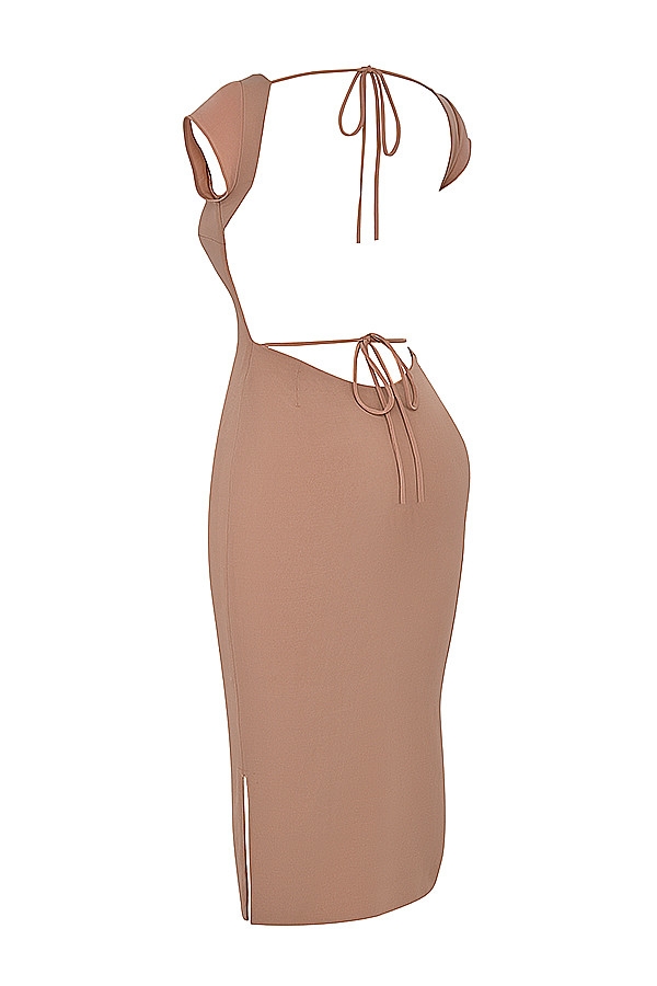 Mistress Rocks Clay Lace Back Midi Dress - SALE — image 14