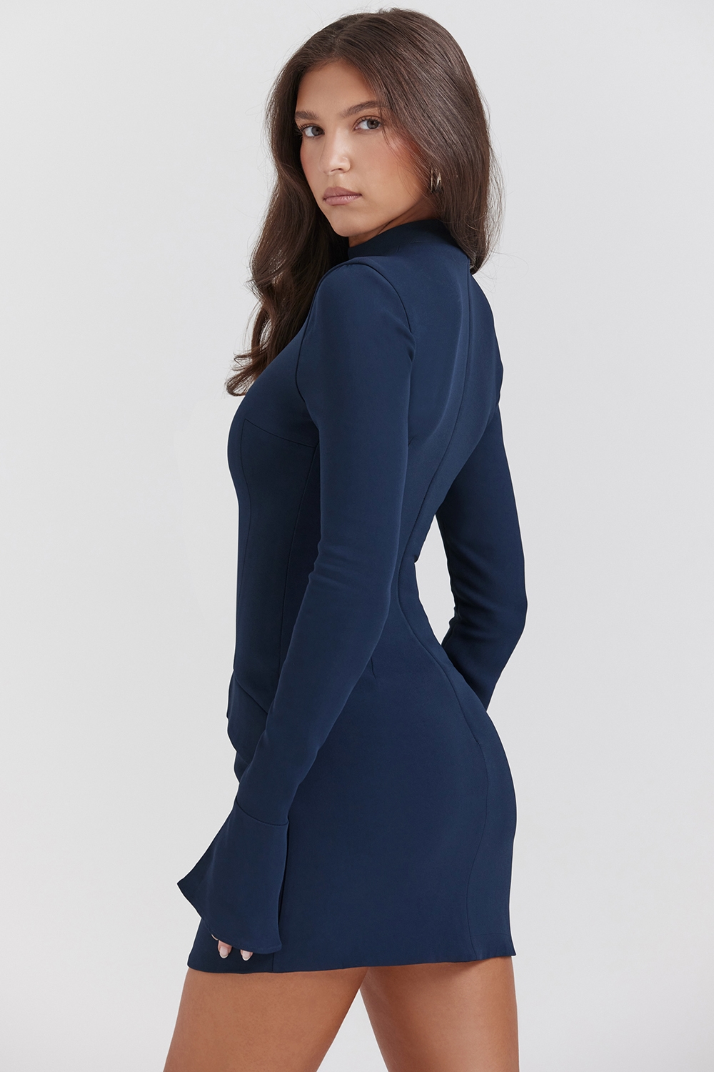 Mahalia  Navy Mini Dress — image 7
