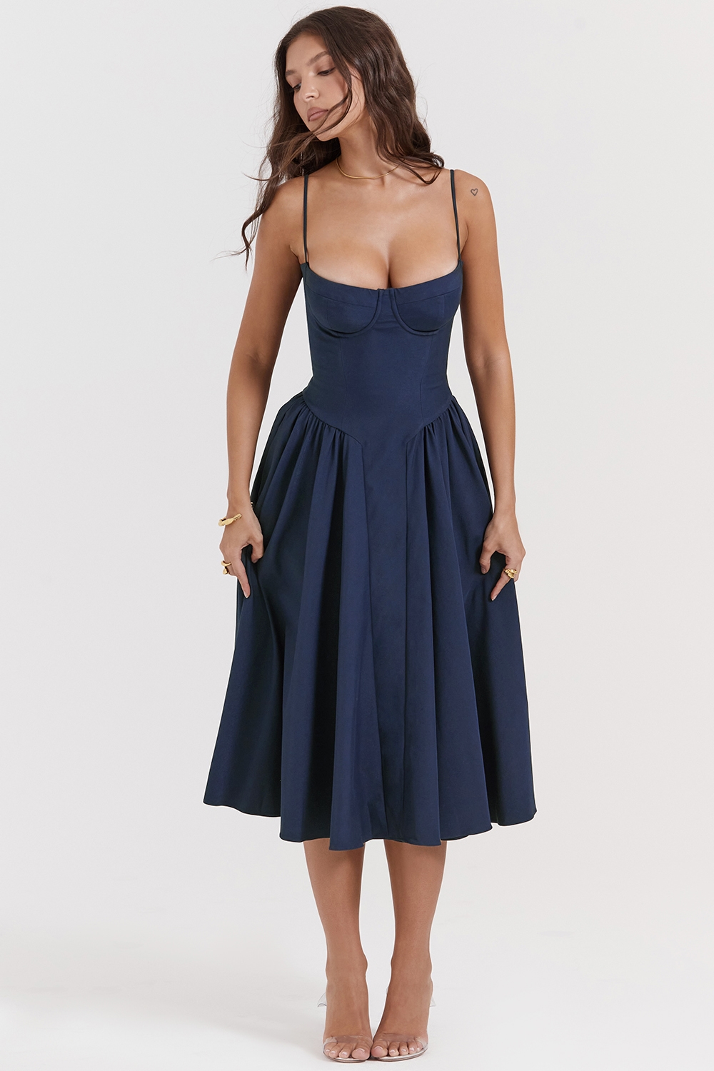 Samaria  French Navy Corset Sundress — image 6